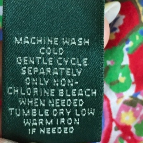 Ralph Lauren Paisley Button Shirt Plus Women Size 3X Multicolor Red - Picture 11 of 12